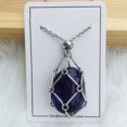 thumbnail image 1 of POINTERTECK Collier Porte-Pierre en Cristal Longueur Réglable Pendentif en Cristal Cordon de Collier Réglable Porte-Cristal pour Femmes Hommes, 1 of 5