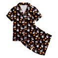 thumbnail image 5 of 12-13 Years Teen Girl Set Halloween Short Sleeve Shorts Sleep Girls Summer Pjs Girls Matching Pajama Sets, 5 of 5