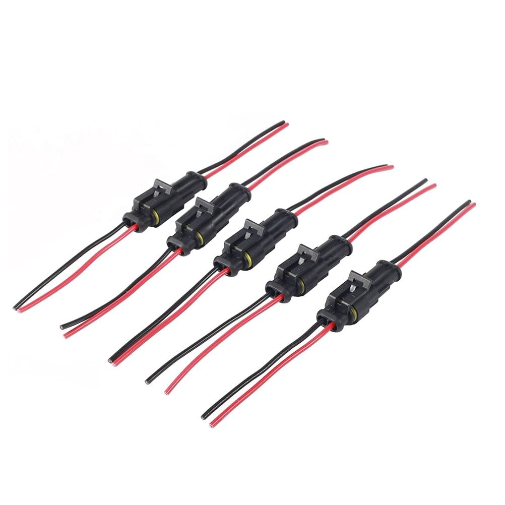 10psc Car Waterproof Electrical Connector Plug with Wire Harness Pigtail Superseal Wire Harness