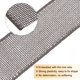 thumbnail image 3 of Cinta de Arpillera con Borde de Alambre Gris 2-2/1 Pulgadas x 5 Yardas Cinta con Alambre para Empaque de Regalos, 3 of 6