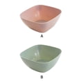 thumbnail image 4 of Wosthever Cuenco para mezclar Dido, cuenco de plástico para servir ensaladas, contenedor de almacenamiento de alimentos, lavabo para aperitivos de frutas Cocina y Comedor verde Wosthever HA003347-02, 4 of 6