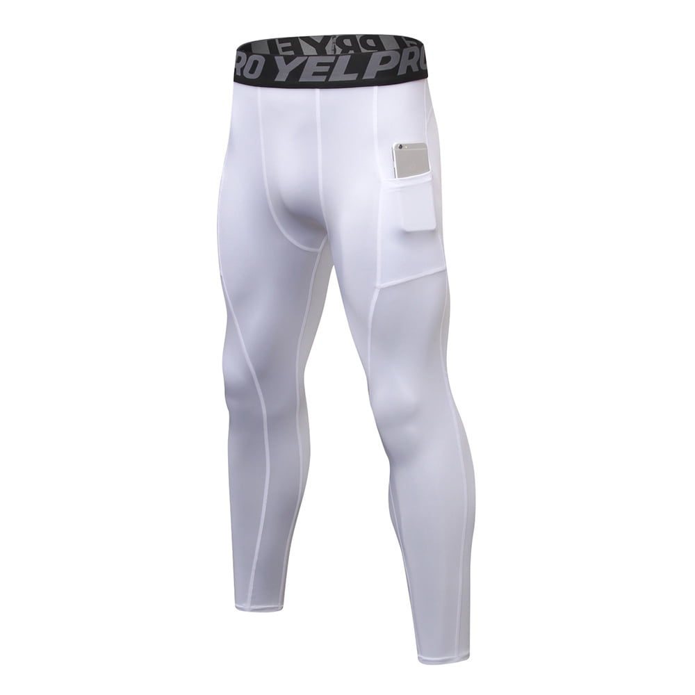 3 Pack Men's Compression Pants Quick 
