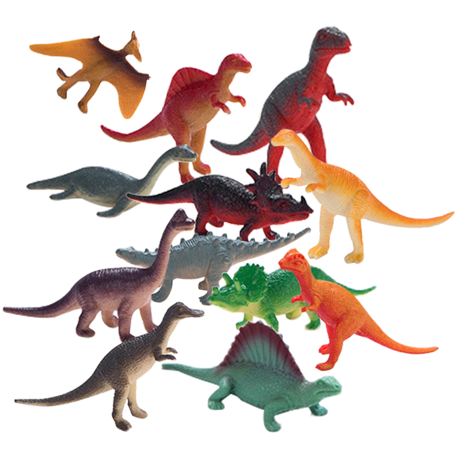 Mini Dinosaur Figure Toys 78 Pack Cute Size Plastic Durable for Kids Toddlers 