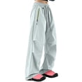 thumbnail image 3 of Womens Hiking Pants Quick Dry UPF 50 Lightweight Travel Golf Cargo Safari Waterproof Pants Zipper Pockets Summer Women Lightweight Casual Pants, 3 of 7