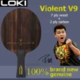 thumbnail image 2 of LOKI V9 Ping Pong Blade 9 Ply Wood Carbon Violent-9 OFF+ Professional Table Tennis Racket Blade With High Speed Good Control Long handle 1 pc, 2 of 6