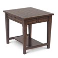 thumbnail image 1 of Steve Silver Table d'Appoint Crestline en Bois de la Compagnie, Fini Noyer Brun, 1 of 6