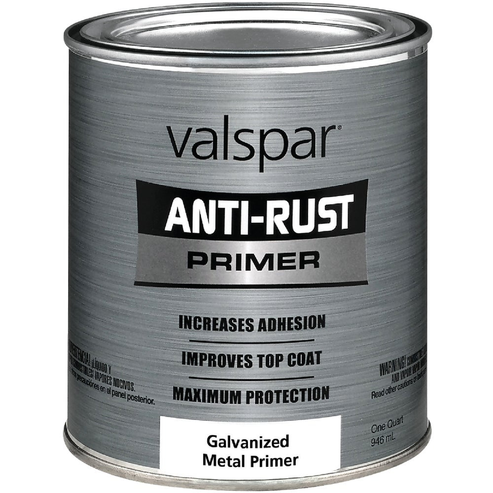 Valspar AntiRust Galvanized Metal Primer, White, 1 Qt.