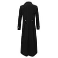 thumbnail image 4 of Men's Fashion Coat Jacket - Elegant Long Sleeve Buttoned Design for and Formal Events - Versatile Medium and Long Coat for Stylish, 4 of 4