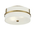 thumbnail image 5 of Trade Winds Lighting 2-Light Ceiling Light In Natural Brass, 5 of 7