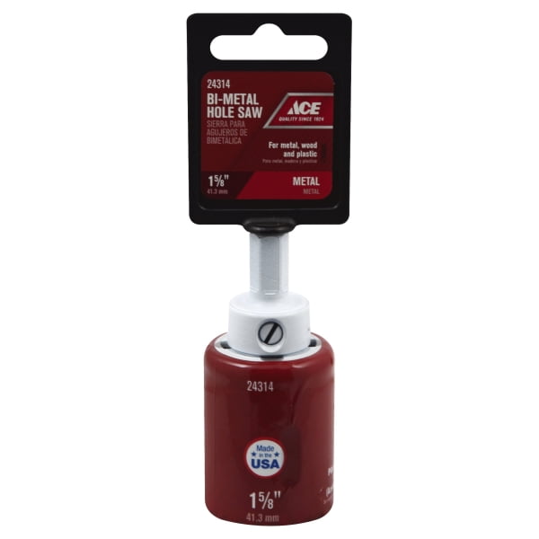 15/8" Hole Saw W/Arbor Ace Hole Saws 24314A 082901243144