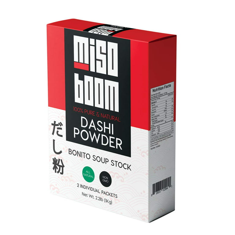 Dashi Powder, 2.2 lb. Dashi Stock Umami Powder, Dashi Granules for Dashi  Broth, Bonito Soup Base and Kombu Powder, Japanese Soup Base Instant Dashi  Powder, Japanese Dashi Soup Base. By MisoBoom. 