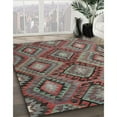 thumbnail image 3 of Ahgly Company Machine Washable Indoor Round Contemporary Chestnut Brown Area Rugs, 9' Round, 3 of 7