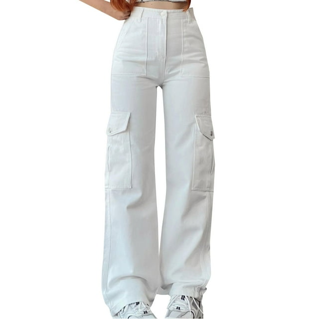 2025 Vêtements pour Femmes Multi Taille Pantalons Amples pour Femmes Décontractés Pantalons à Trois Poches Taille Pantalons Raccourcis pour Femmes Décontractés Pantalons Cargo d'Été Décontractés