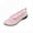 Pink, variant on Women's Floral Lace Slip-On Flats, Breathable Cushioned Summer Flats