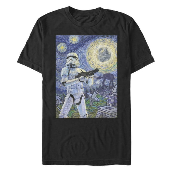 Women's Star Wars Stormtrooper Starry Night  Graphic T-Shirt