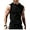 Black, variant on Men's Workout Hooded Tank Tops Sleeveless Gym Training Hoodies Bodybuilding Muscle Cut Off T Shirt