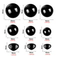 thumbnail image 3 of 90pcs Doll Eyes Plastic Eyes Noses Big Stuffed Animal Eyes Craft Crochet Eyes for Plush Animals DIY Puppet Bear Toy Doll Making Supplies, 3 of 12