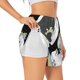 thumbnail image 1 of Balery Unicorn in Yoga Pantalones cortos deportivos para mujer con forro y dos bolsillos, elásticos, para entrenamiento, gimnasio, yoga-X-Large, 1 of 7