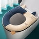 thumbnail image 3 of 3 uds cubierta de asiento de inodoro de baño lindo gato, suave y grueso calentador de tela lavable almohadillas de cubierta de asiento de inodoro con cremallera Zhivalor OTTO-CPB-DE-WX172-2, 3 of 5