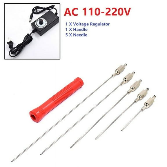 Yannee Hot Wire Foam Cutter Electric Styrofoam Carving Cutting Tool with 5 Pcs Needle