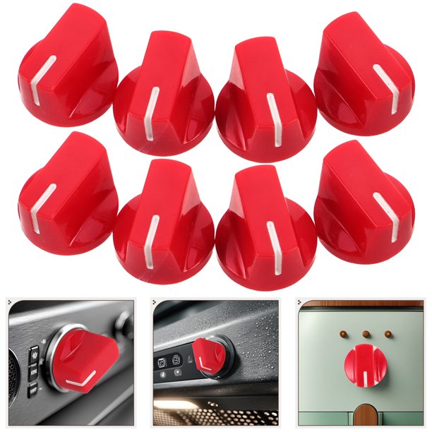 UPGRATOR 12Ud Perilla Potenciometro Roja Para Accesorios De Guitarra Y Amplificador Uso Casa