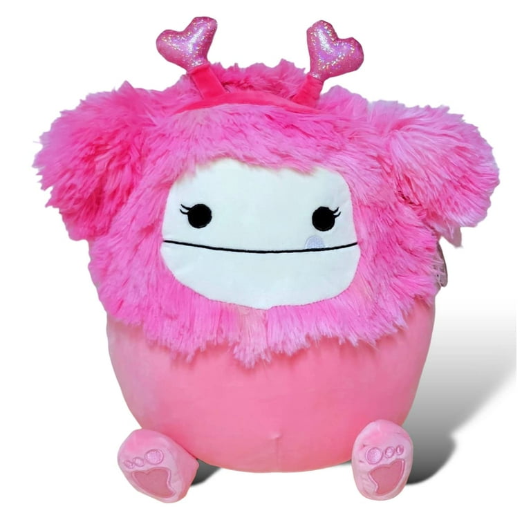 【SNAPPY CUDDLE】 Wizard of Fantasy (Popular Pink) Squishmallows Official Kellytoy 11 Inch Caparinne Bigfoot