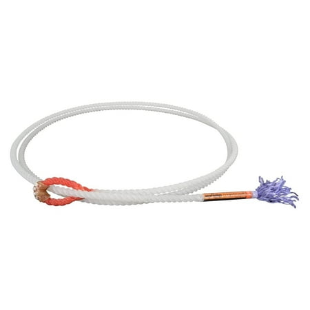 Racer Calf Piggin String Red Eye 3/16-inch White Soft