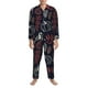 thumbnail image 3 of Fotbe Thanksgiving Pijama de Hombre con Estampado de Manga Larga, Conjunto de 2 Piezas, Ropa de Dormir Suave y Cómoda con Bolsillos-Large, 3 of 7