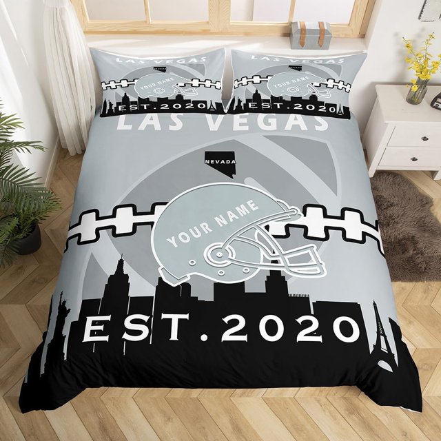 Funda Nórdica Fútbol,Juego de Cama Football Lovers Twin,Funda Nórdica Rugby Niños