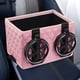 thumbnail image 4 of Portavasos de agua, caja de almacenamiento para automóvil, organizador de asiento de automóvil 2 en 1, caja de papel Rosado, 4 of 7