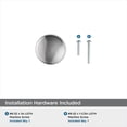 thumbnail image 6 of Amerock Era 1-1/4 inch Diameter Polished Chrome Cabinet Knob, 25 Pack, 6 of 7