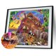 thumbnail image 2 of 5D DIY diamante pintura completo redondo taladro ensamblado animales pared decoración Rhinestone Hugtrwg Para estrenar, 2 of 9