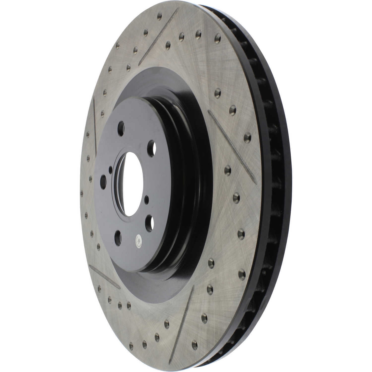 StopTech 13-18 Lexus GS350 Slotted & Drilled Front Right Rotor Fits select: 2015 LEXUS RC, 2016-2019 LEXUS GS 350 BASE/350 F-SPORT