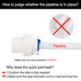 thumbnail image 4 of Unique Bargains 5pcs 3/8 Inch BSP Male to 1/4 Tube OD Straight Water Purifier Tube Connector Filter Pipe Joint Fitting, 4 of 7