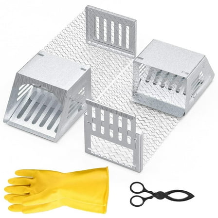 2Pcs Humane Mouse Trap Cage