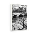 thumbnail image 2 of wall26 Floating Framed Canvas Wall Art for Living Room, Bedroom Black and White Building Canvas Prints for Home Decoration Ready to Hang - 16x24 inches, 2 of 4
