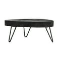 thumbnail image 4 of Creative Co-Op Decorative Paulownia Wood Pedestal, Black, 4 of 7