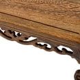 thumbnail image 2 of Beautiful Hand Craft Rosewood Oriental Vase Flower Stand - 1 Stand (X-Large: L12.6 x W6.5 x H3), 2 of 2