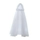 thumbnail image 4 of Capa de bruja con capucha para disfraz de Halloween, para festival, fiesta, juego de rol y escenario. Blanco, 4 of 9