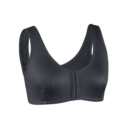 

Front Hook Closure Stretchy Fabric Comfort Sleep Bra