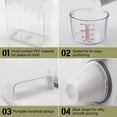 thumbnail image 3 of Laundry Detergent Dispenser 1.8L Large Capacity Soap Containers Plastic Laundry Jugs Sub Bottles for Detergent Softener Bleach Powder Soda etc, 3 of 7