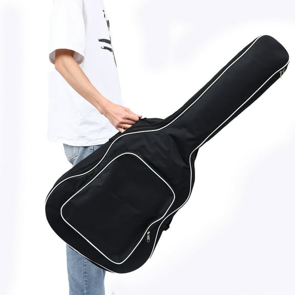 DRAFIDEEP Electric Guitar Soft Case Black Portable Design 1Pcs 41x16x8in