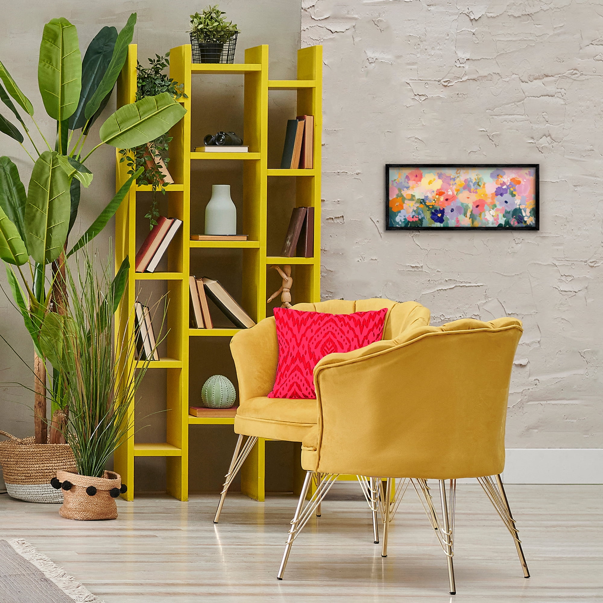Stupell Industries Colorful Garden Variations Black Framed Giclee Art, design by Creative Studio