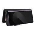thumbnail image 4 of For Samsung Galaxy Z Fold 3 Wallet Case with RFID Blocking Credit Card Holder, PU Leather Folio Flip Kickstand Protective Shockproof Cover Women Men for Samsung Galaxy Z Fold 3 Phone case,Black, 4 of 12