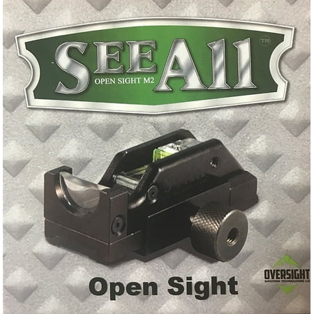 See All Open Sight M2 with Delta Triangular Reticle - Rail Mounted for Rifles Shotguns (Best Pistol Sights For Old Eyes)