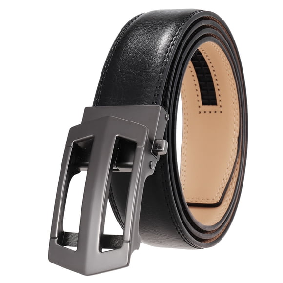 Xingzhi 1/2/3/5 All Trend Match Leather Ratchet Belts Any Outfit No Loose Thread Suits Black 120 1 Pc
