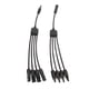 thumbnail image 4 of Adaptador impermeable Ticfox del conector del cable de rama Y del panel solar 2 piezas negro, 4 of 11