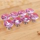 thumbnail image 3 of SWETRACE 8Ud Pomos Para Muebles Color Rosa De Cristal Duro Con Tornillos Para Armarios, 3 of 8