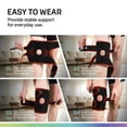 thumbnail image 5 of MODVEL Donut Knee Brace With Strap Red (Medium), 5 of 8