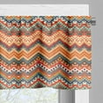 thumbnail image 5 of Ambesonne Colorful Valance & Curtain, Chevron Zig Zag, 55"x45", Multicolor, 5 of 6